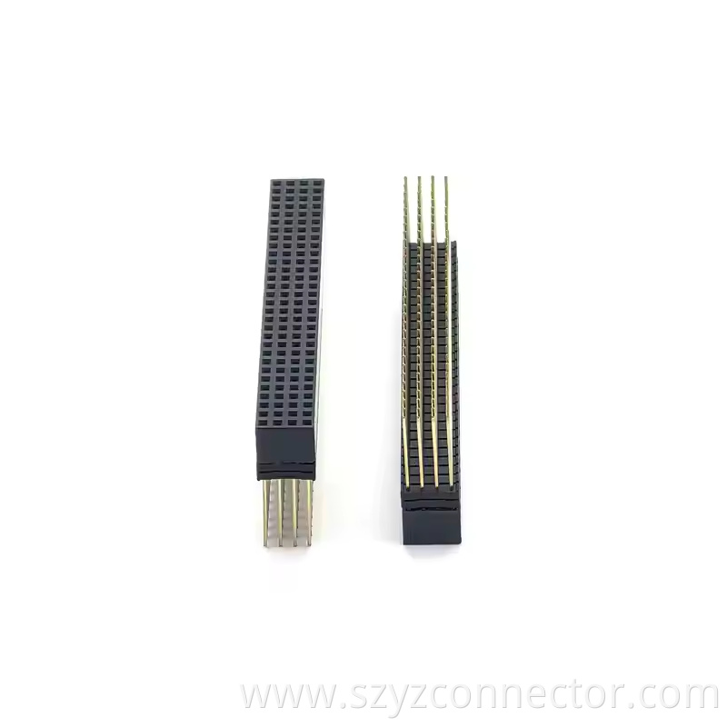2.0mm Pitch Female Header Quadruple Rows+Pin Header Plastic Straight H9.35mm 430P (3)